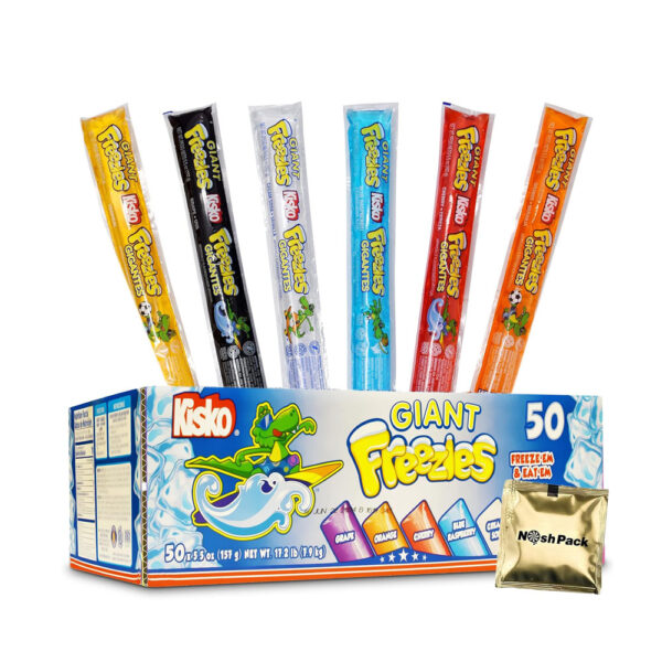50 Pack Kisko Freezies Giant Freeze Pops