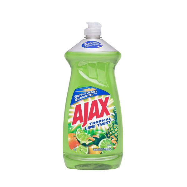 Ajax Dishwashing Liquid, Tropical Lime Twist, 28 Ounce