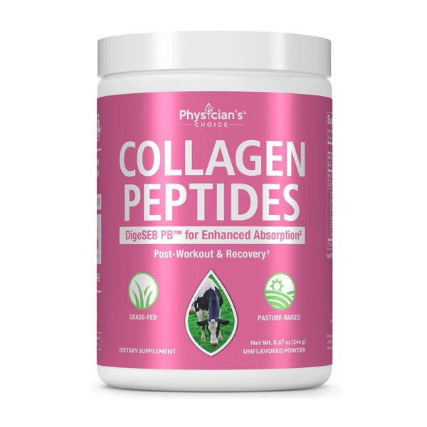 Collagen Peptides Powder - Hydrolyzed Protein for Workout Recovery