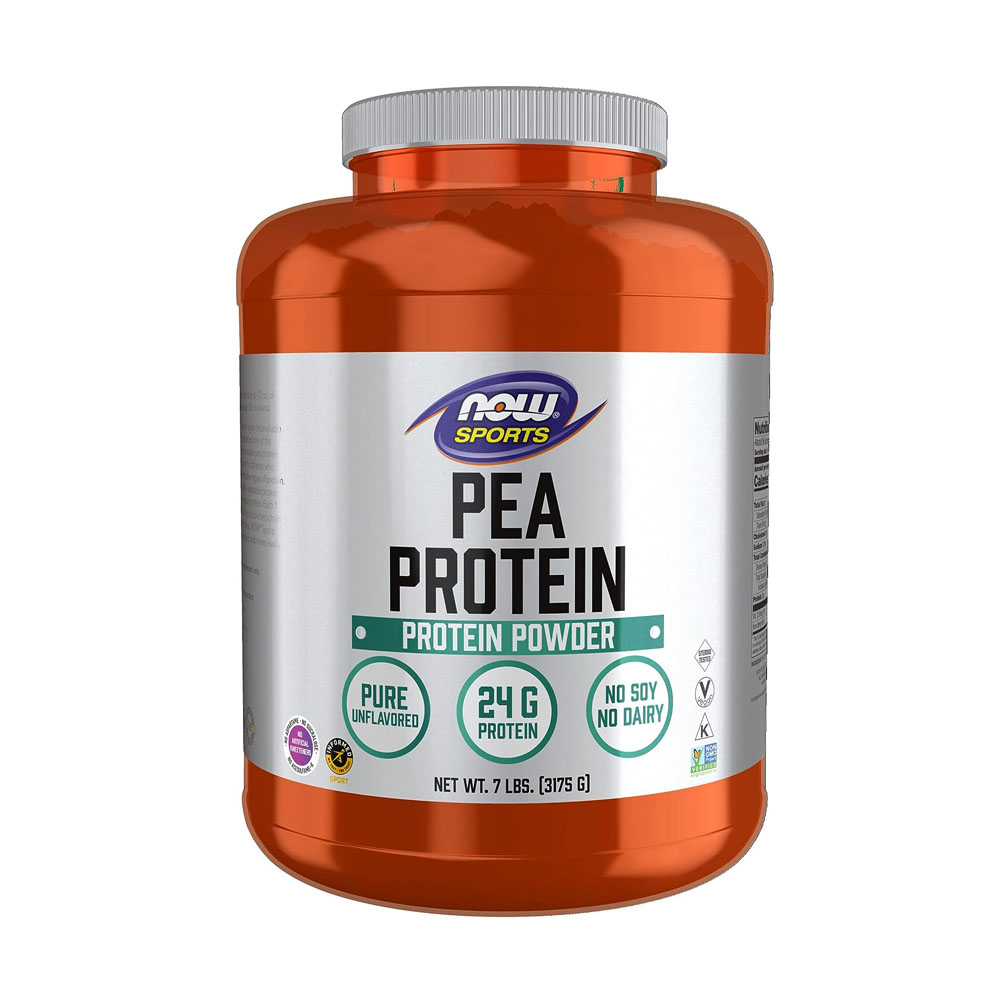 pea1.jpg NOW Sports Nutrition, Pea Protein 24 g, Fast Absorbing - Image 1